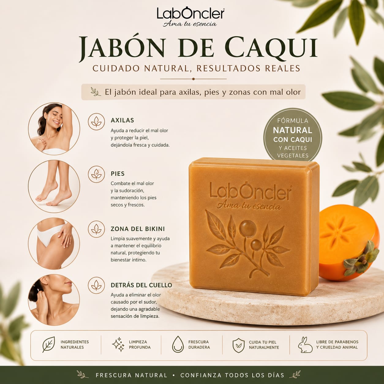 Jabón Artesano de Caqui