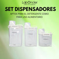 Set Dispensadores Laboncler - 3 Tamaños (1.7L, 2.5L y 3L)