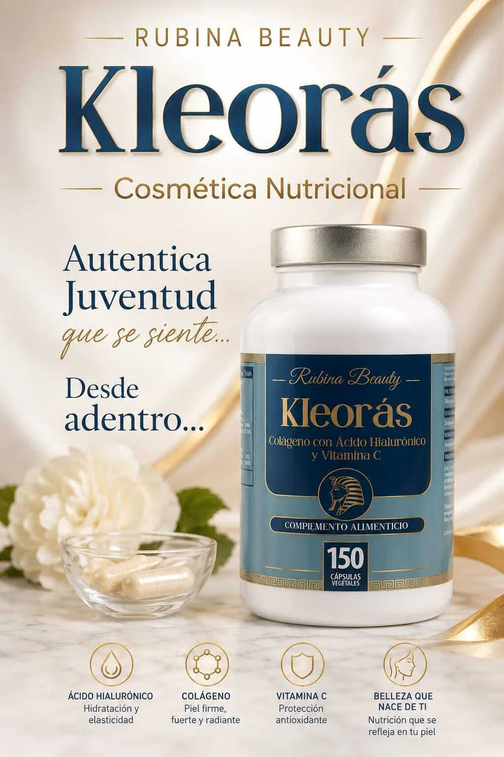 Kleorás – Ácido Hialurónico, Colágeno y Vitamina C