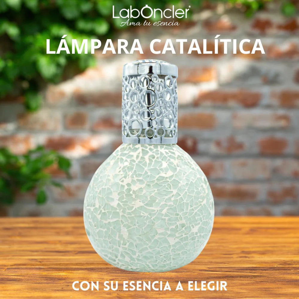 Lámpara Catalítica Blanca Laboncler con esencia a elegir