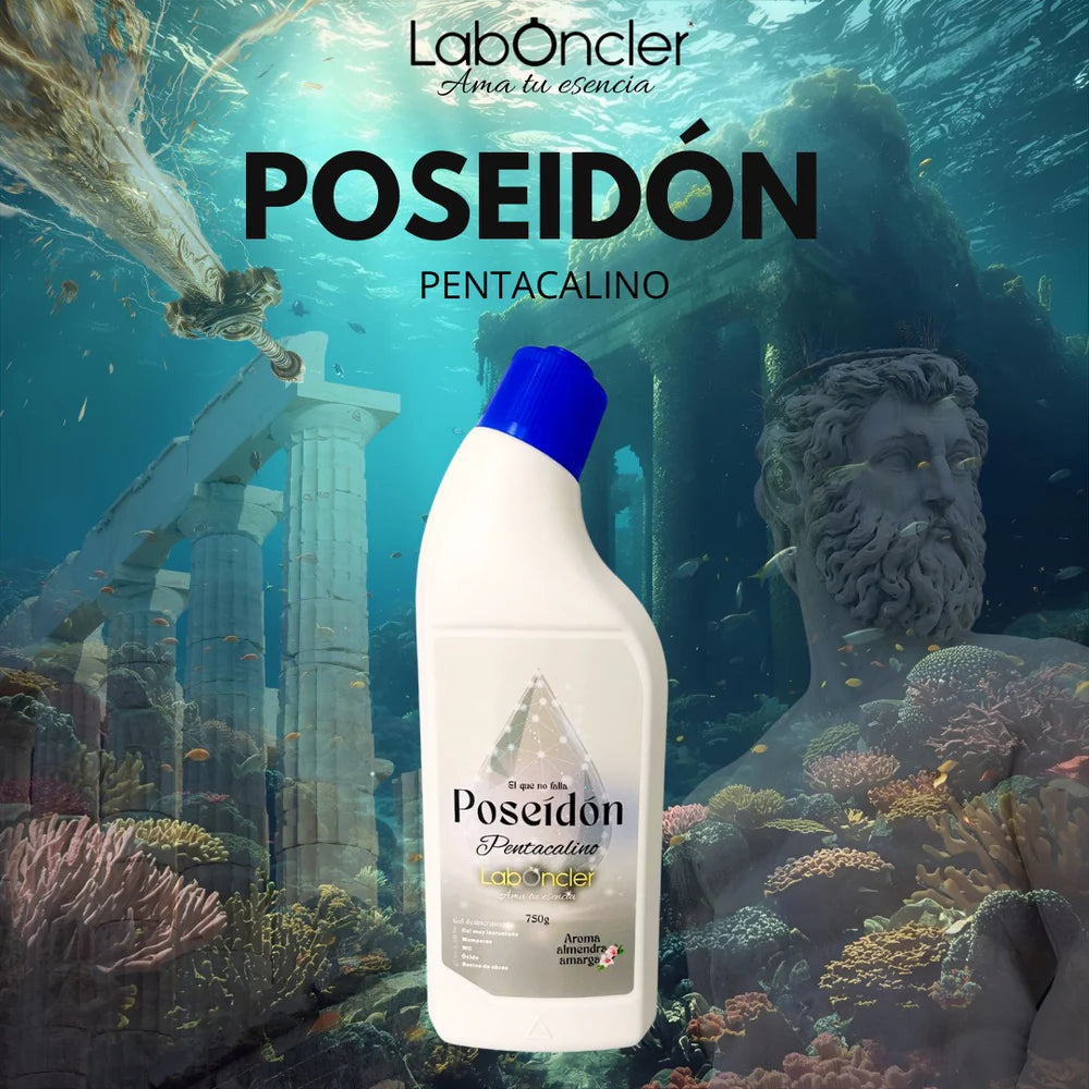 Poseidón Pentacalino - Gel Desincrustante para WC y Sanitarios