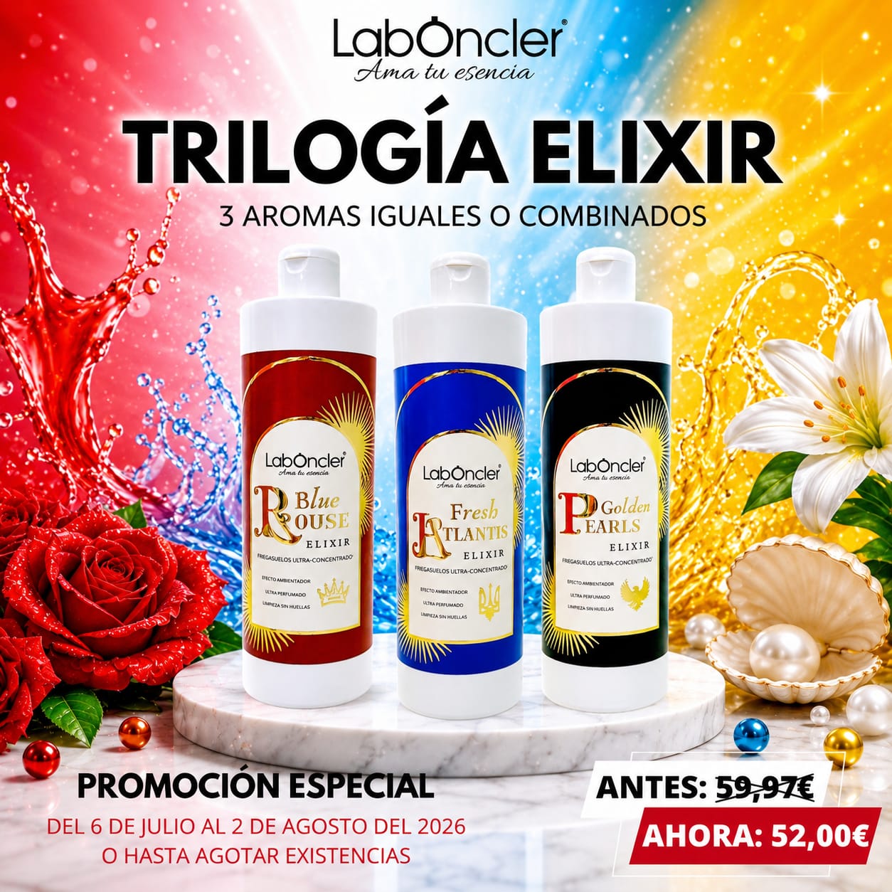 Trilogía Elixir Laboncler (Pack x3)