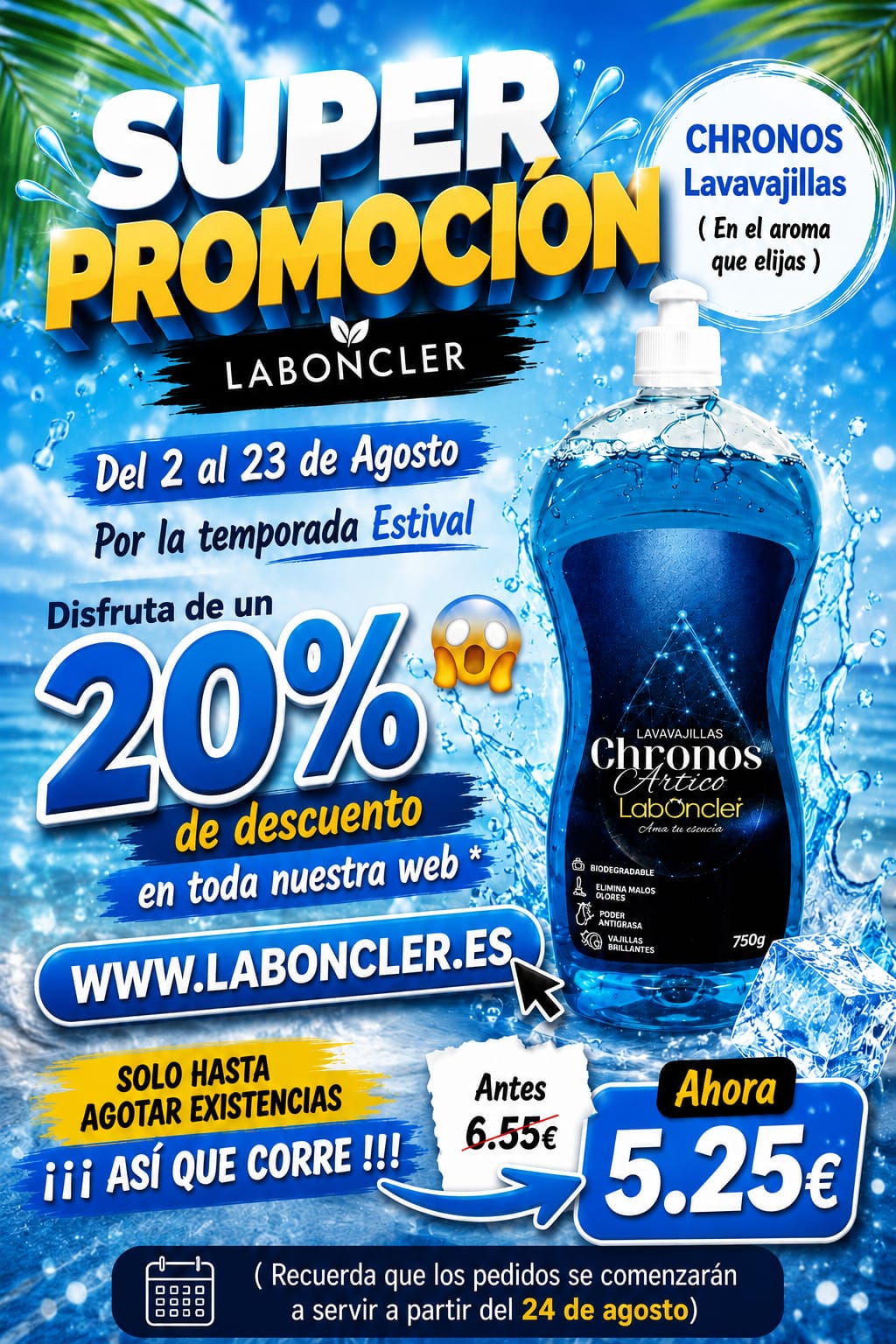 Ontzi-garbigailua Chronos Black (750 ml)