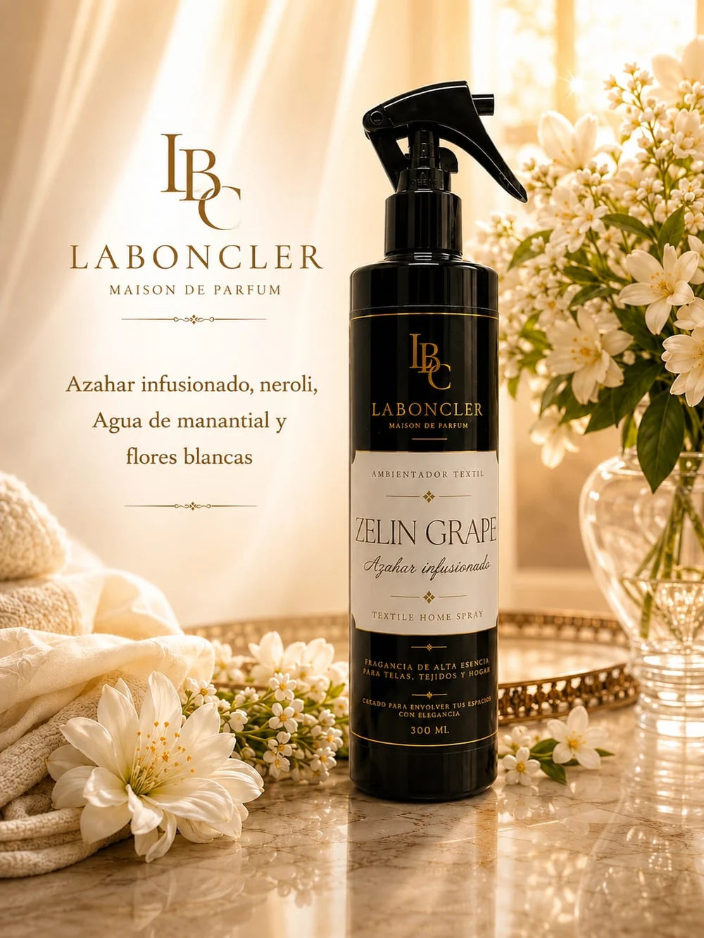 Ambientador Textil Zelin Grape - Azahar infusionado
